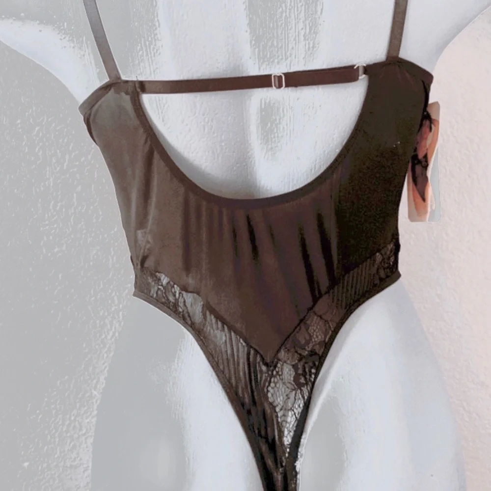 Black Lace Body Suit - Picture 3 of 3